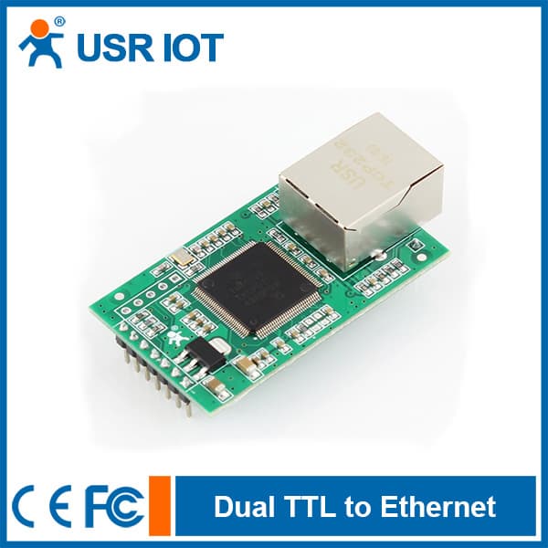 Dual Serial UART to Ethernet Module with Cortex M4 Kernel